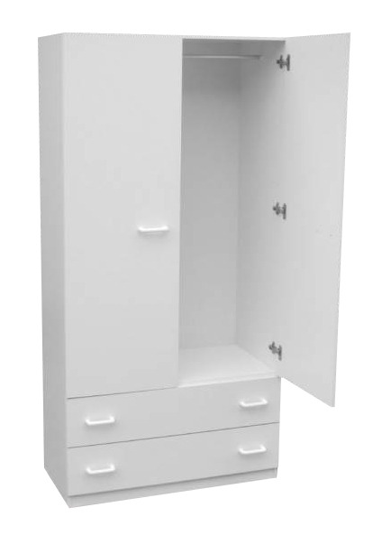 Academy Appliance Rentals - 2 door 2 drawer wardrobe